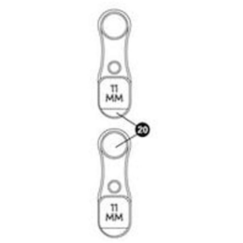 Park Tool 2615-2 11mm Brake bleed block BKM-1.2 and BKD-1.2