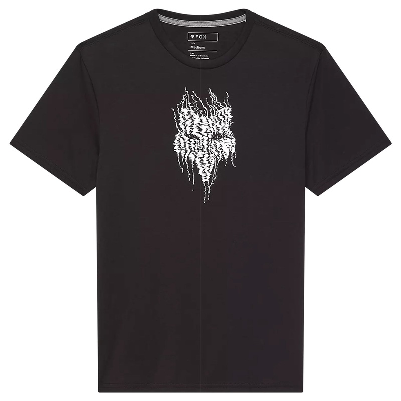 T-Shirt Fox Bark Tech – Nero|M|L|XL|Nero