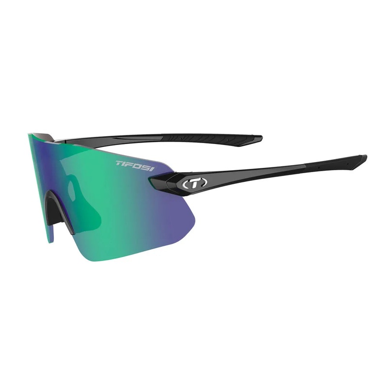 Tifosi Vogel SL Sport Sunglasses (Smoke Green/Gloss Black)