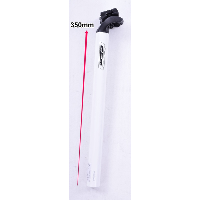 Fsa 27.2mm White Seat Post Sl-250 SBS Alloy Bike Pin 3d Forged 2 Bolt Clamp