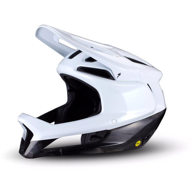 Specialized Gambit Full Face Helmet (White/Carbon) (L)