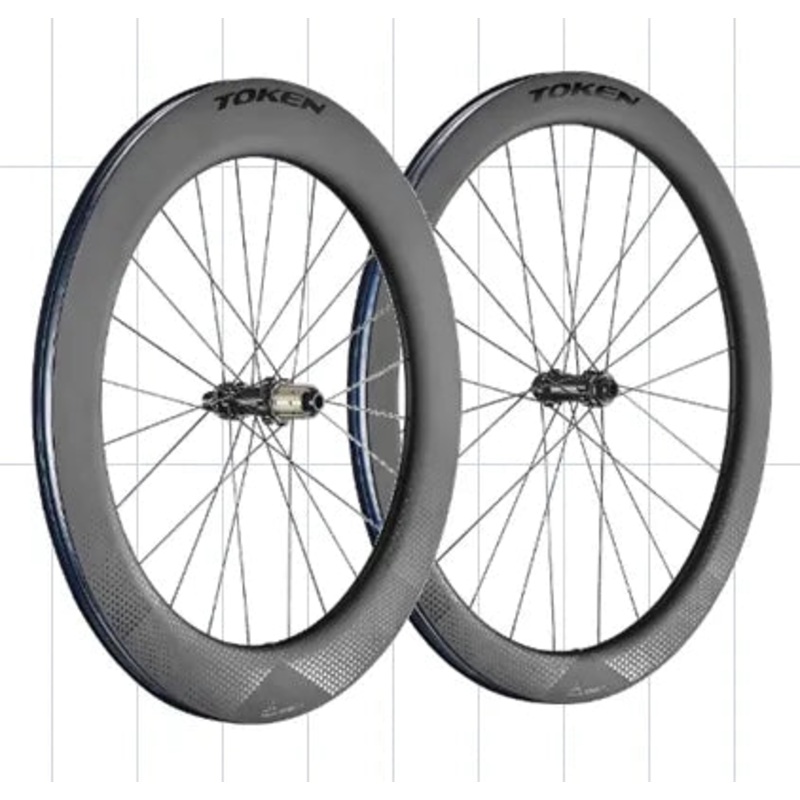 Token Konax Pro C57 Carbon Tubeless Ready Disc Brake Wheel – Shimano/SRAM (Black)