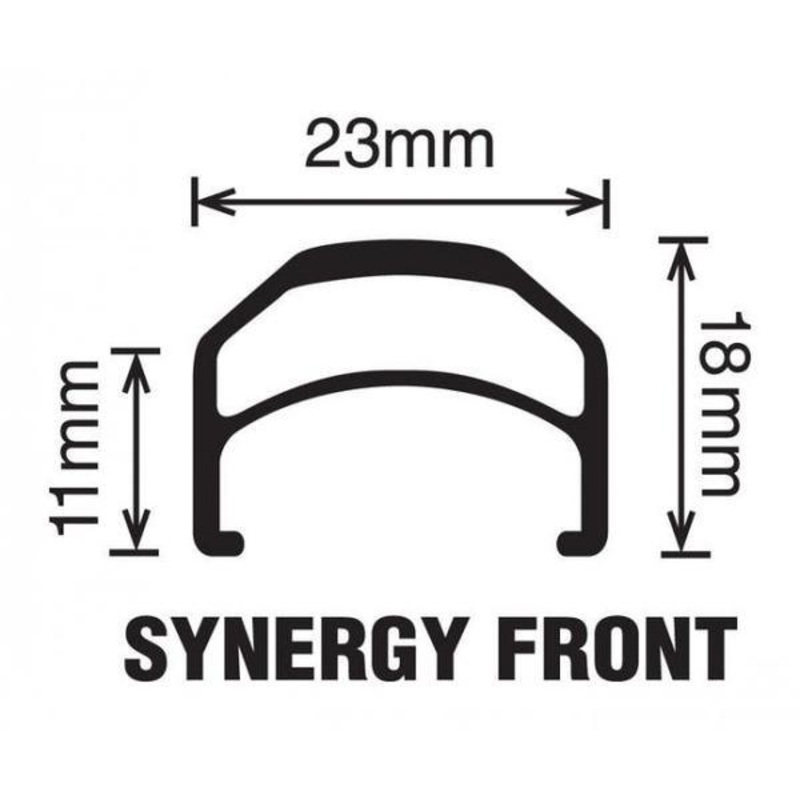 Velocity Synergy Non-MSW 27.5 Disc Brake Rims (Black)