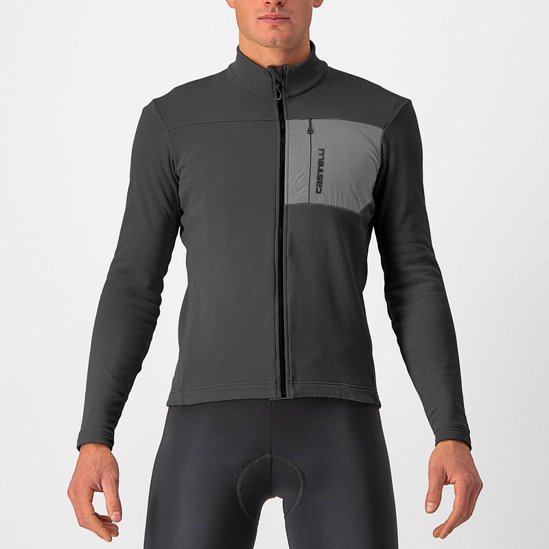 Maglia maniche lunghe Castelli Unlimited Trail – Grigio scuro