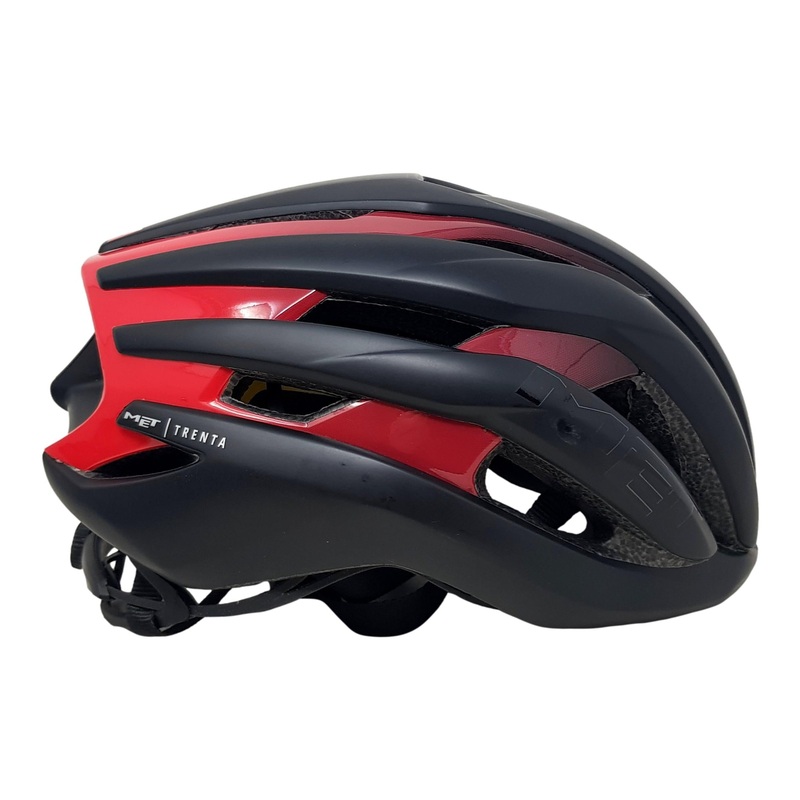 Met Trenta 3K Cycle Helmet Red & Black Medium 56 – 58cm RRP 200 Spares Or Repairs