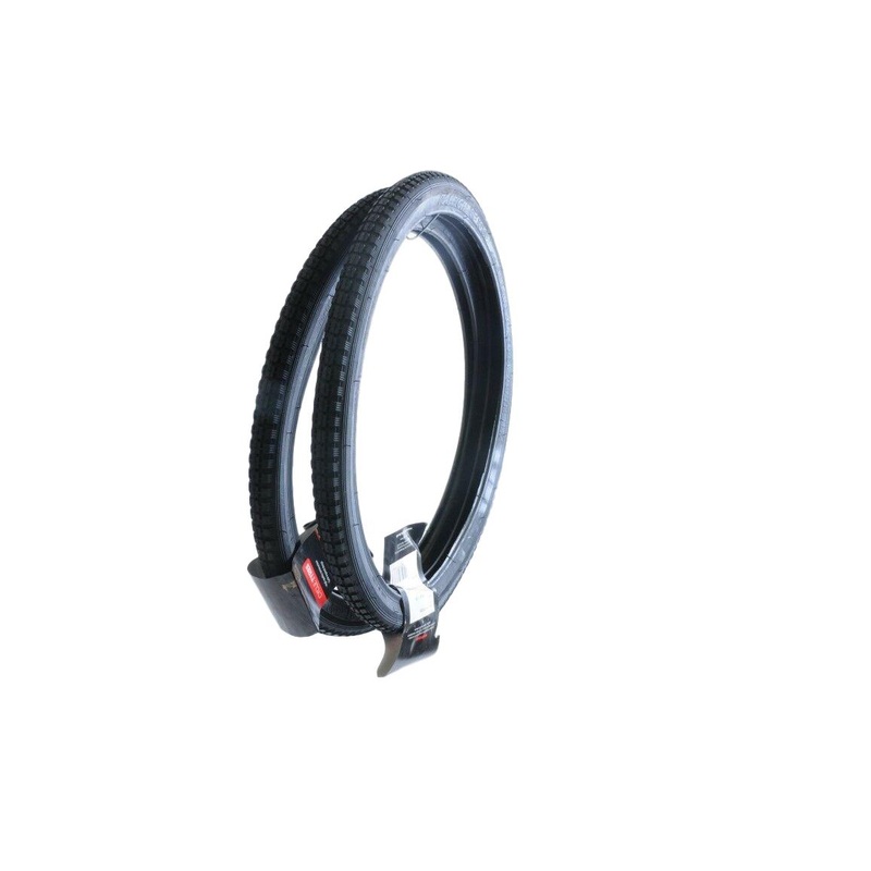 Pair (2) Early Moulton 16 x 1 3-8 (37-349) Black Tyres, Great Quality By Raleigh Record