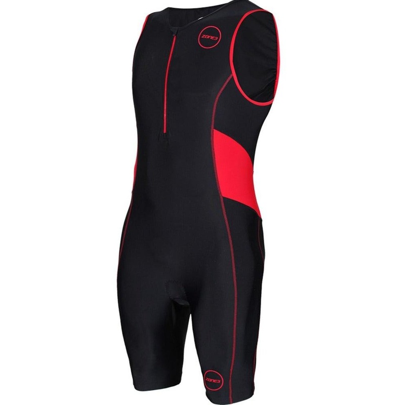 Zone 3 Activate Men’s Triathlon Suit (Black/Red)