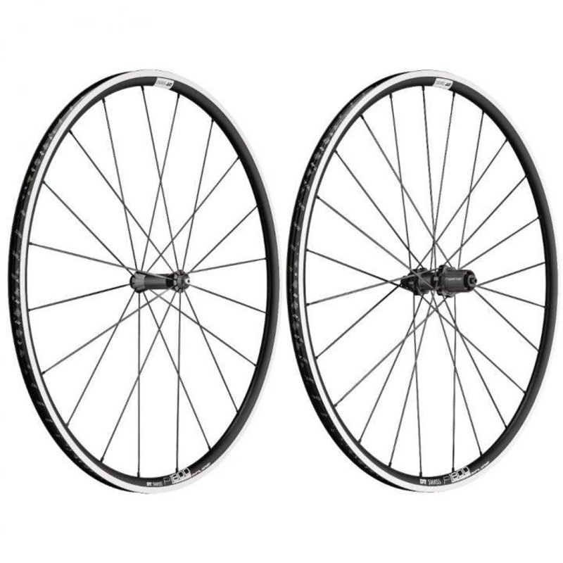 DT Swiss P1800 Spline Aluminium Tubeless Rim Brake Wheel – Shimano/Sram (Black)