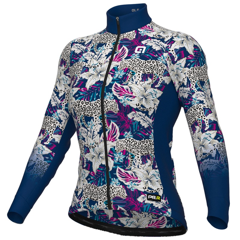 Maglia maniche lunghe donna Ale PRR Hibiscus – Blu