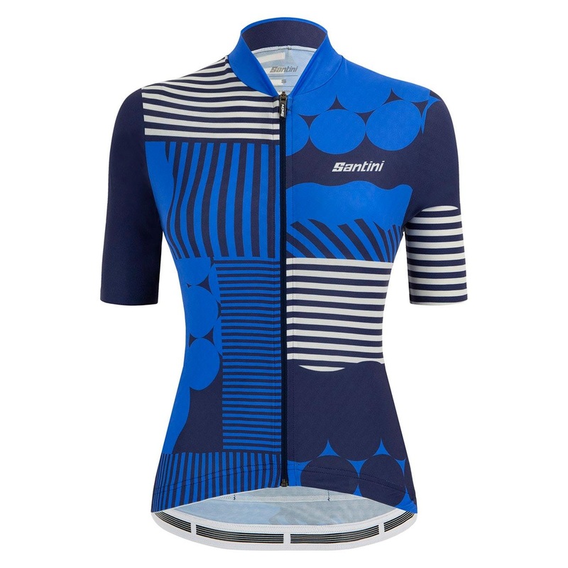 Santini Giada Optic Women’s Cycling Jersey (Blue)