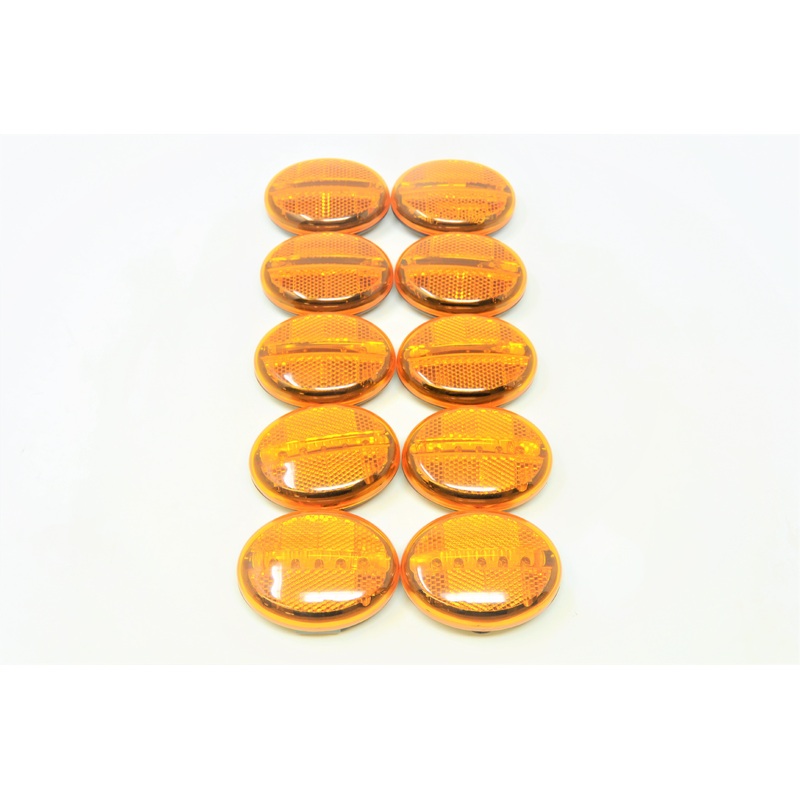 Schools-Clubs Wholesale Lot 10 x Safety 5 Led Flashing Amber Light Clips On To Belts, Hats, Bags