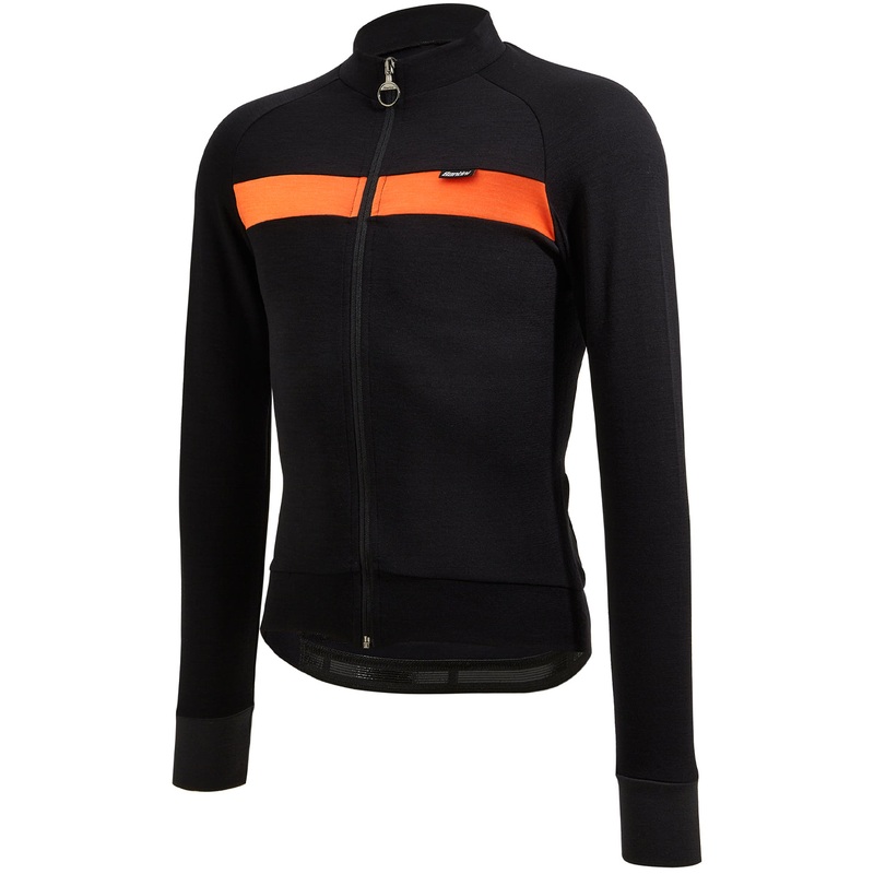 Maglia maniche lunghe Santini Adapt Wool – Arancio