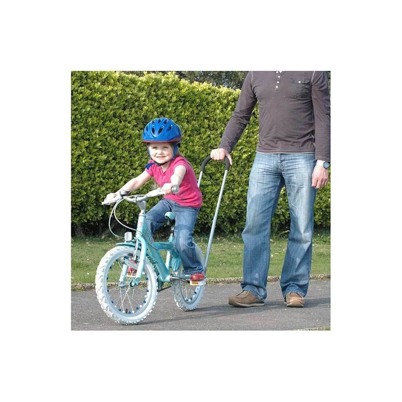 Balance Buddy Kids Bike Parent Adjustable Training Aid Safety Grab Handle Pole