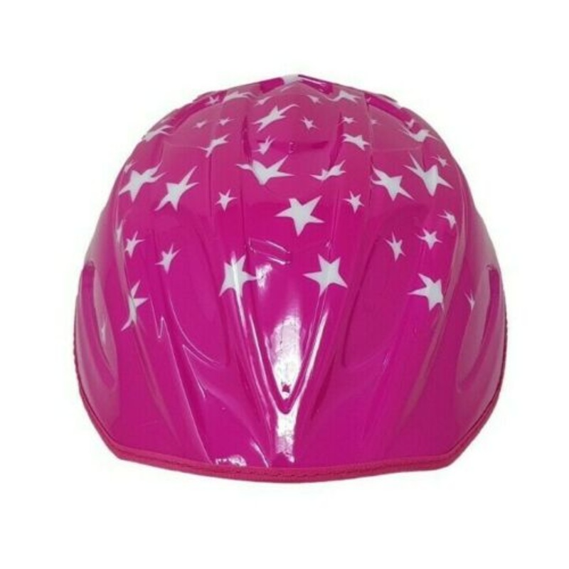 LAZER CRAZY P’NUT PINK STARS REPLACEMENT CLIP ON KIDS BIKE HELMET SHELL TOP