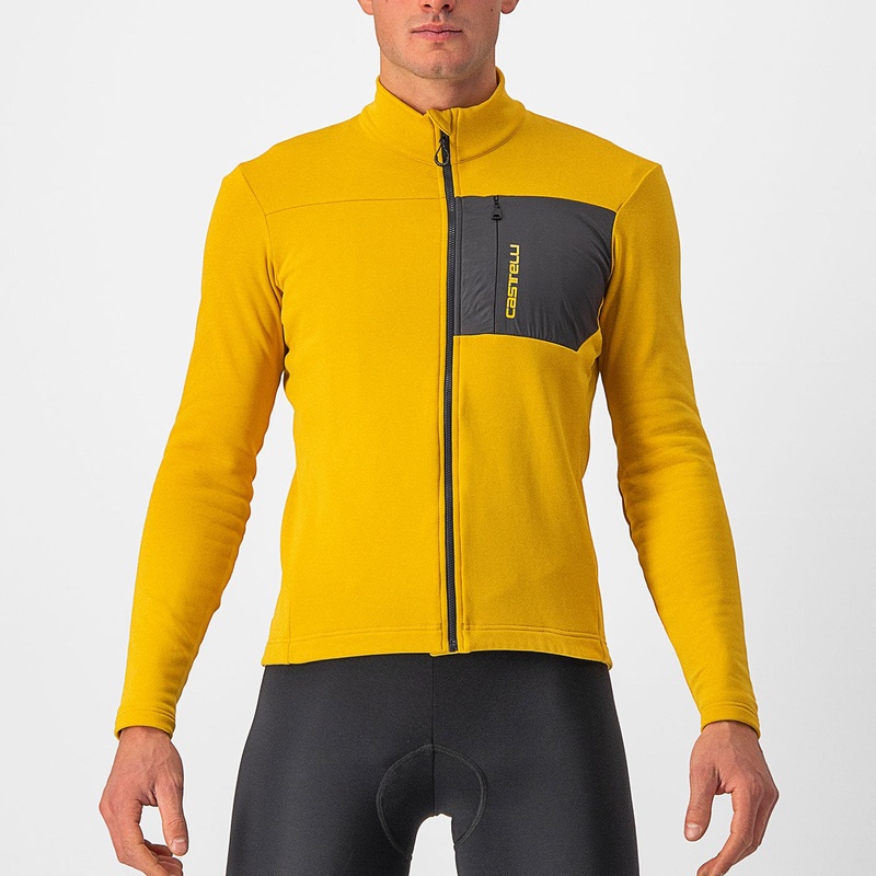 Maglia maniche lunghe Castelli Unlimited Trail – Giallo