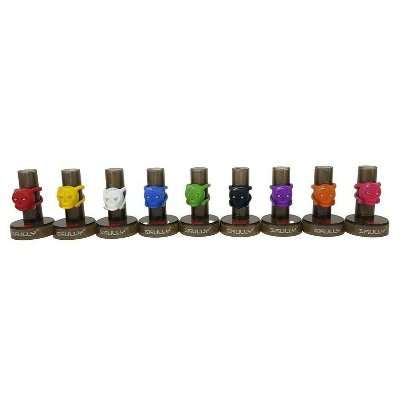 PAIR OF SKULLY BONEHEAD BRIGHT LED SILICONE WRAP AROUND LIGHT SETS ASS. COLOURS