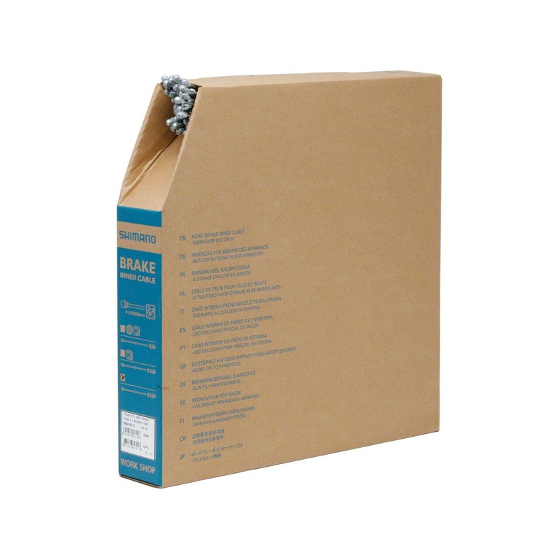 Shimano Road Brake Cable Bulk Box (1.6 x 2050mm) (100)