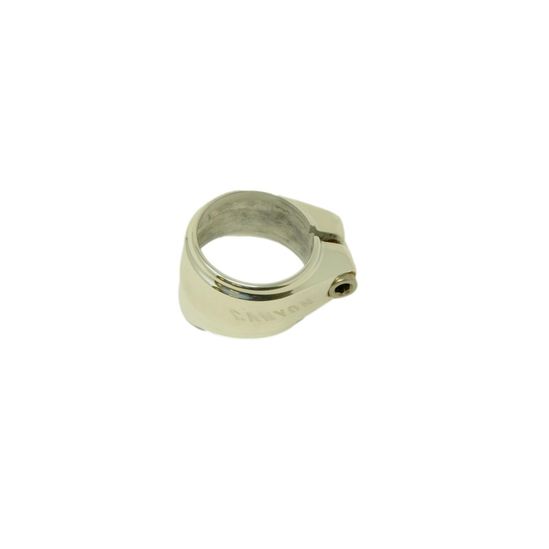 Smolik Canyon Polished Alu Seat Clamp 34.9mm Lightweight Stainless Allen Bolt