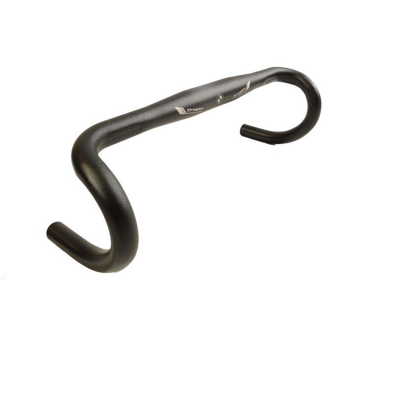 Kalloy Racing Lightweight Alloy Short 125mm Drop Handlebars, Black 31.8mm 400mm