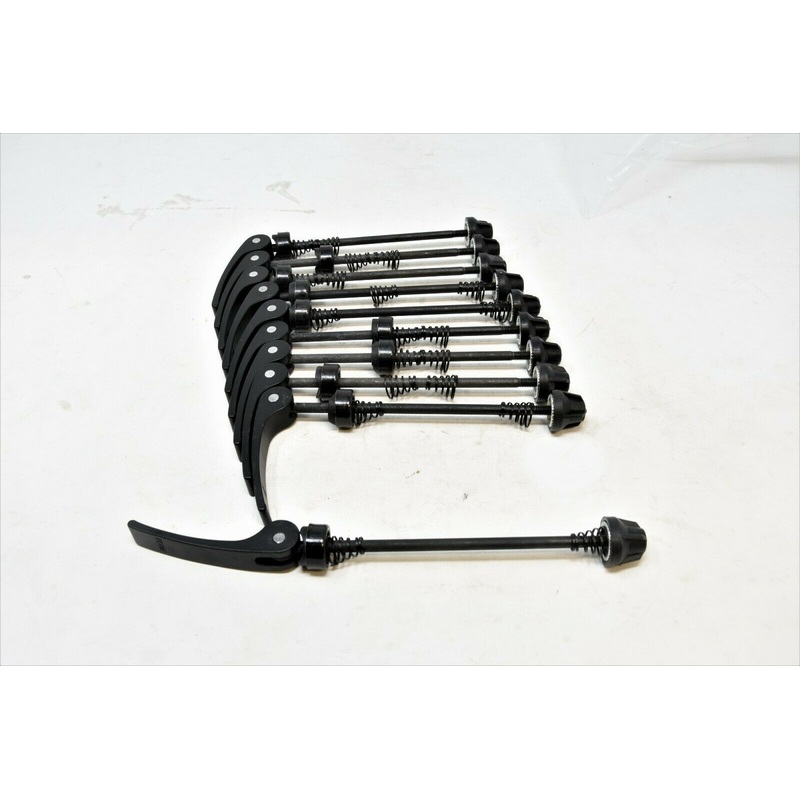 WHOLESALE JOB LOT 10 BLACK FRONT QUICK RELEASE BIKE AXLE SKEWERS 130MM FOR 108MM