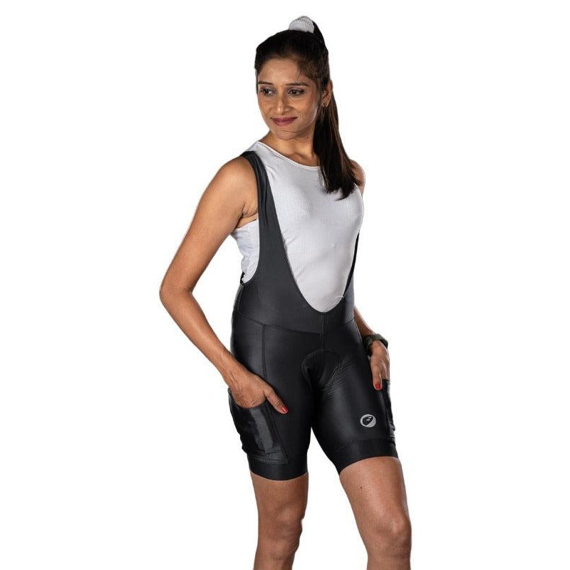 Apace Explore Women’s Cycling Bibshorts (Black)