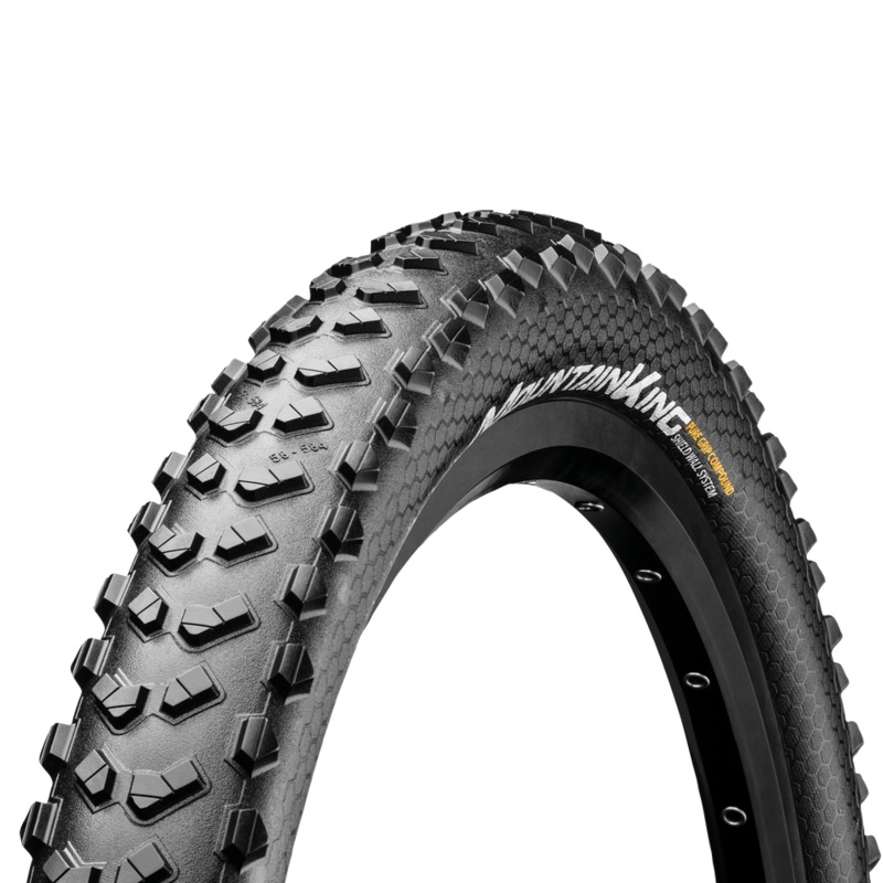 Continental Grand Prix Mountain King Shieldwall 27.5 Tubeless Ready Folding Tire (Black/Black)
