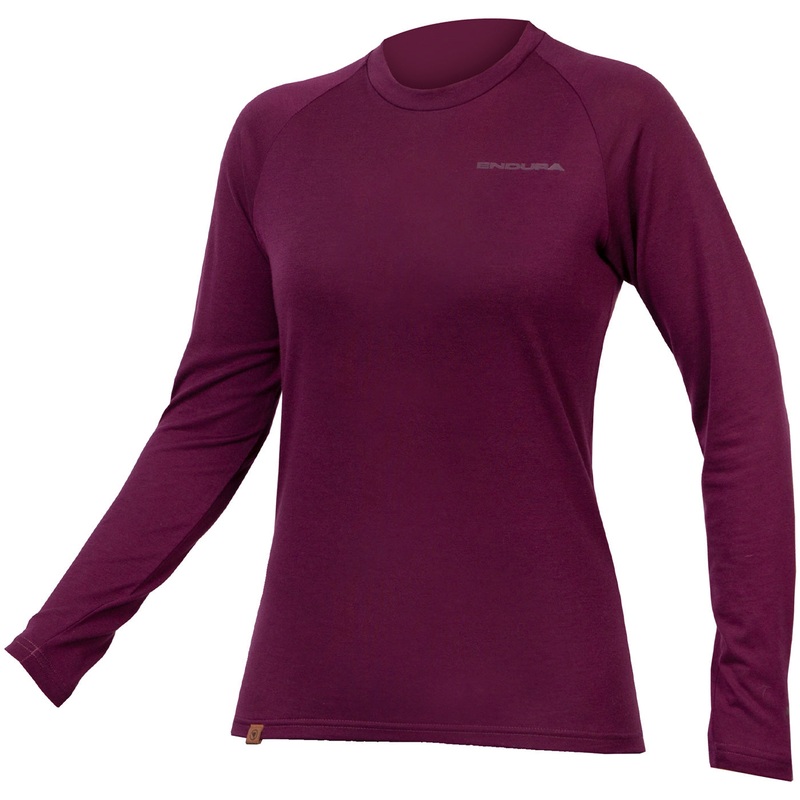 Maglia intima maniche lunghe donna Endura BaaBaa Blend – Viola