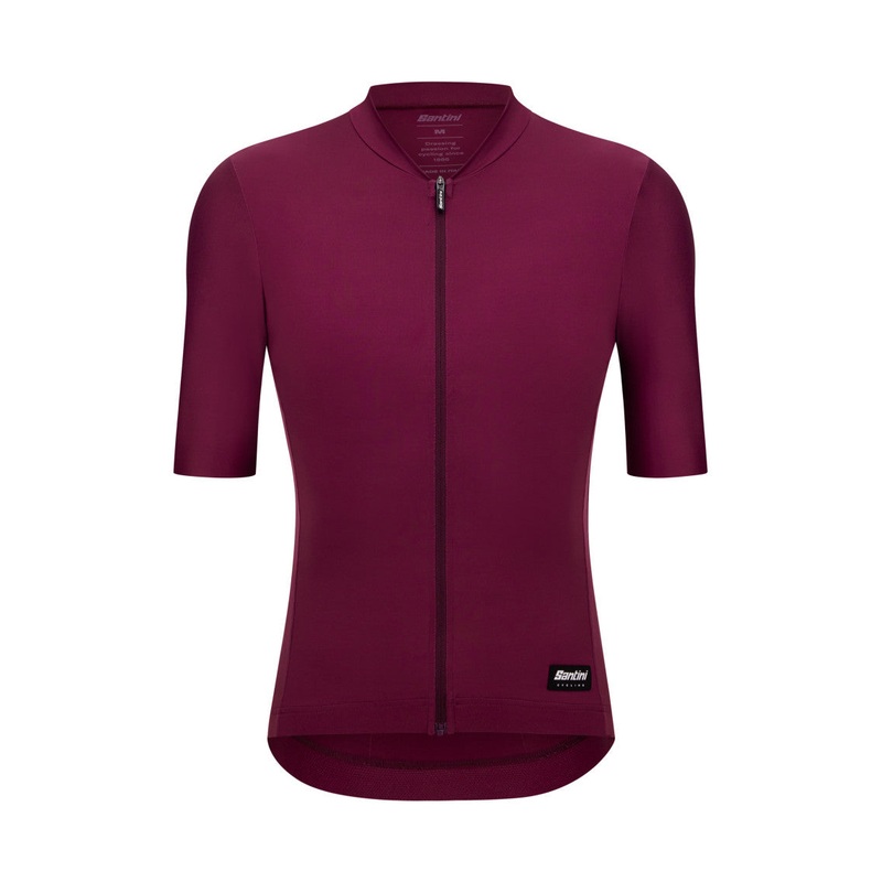 Santini Ready To Ride Unisex Cycling Jersey (Burgundy)