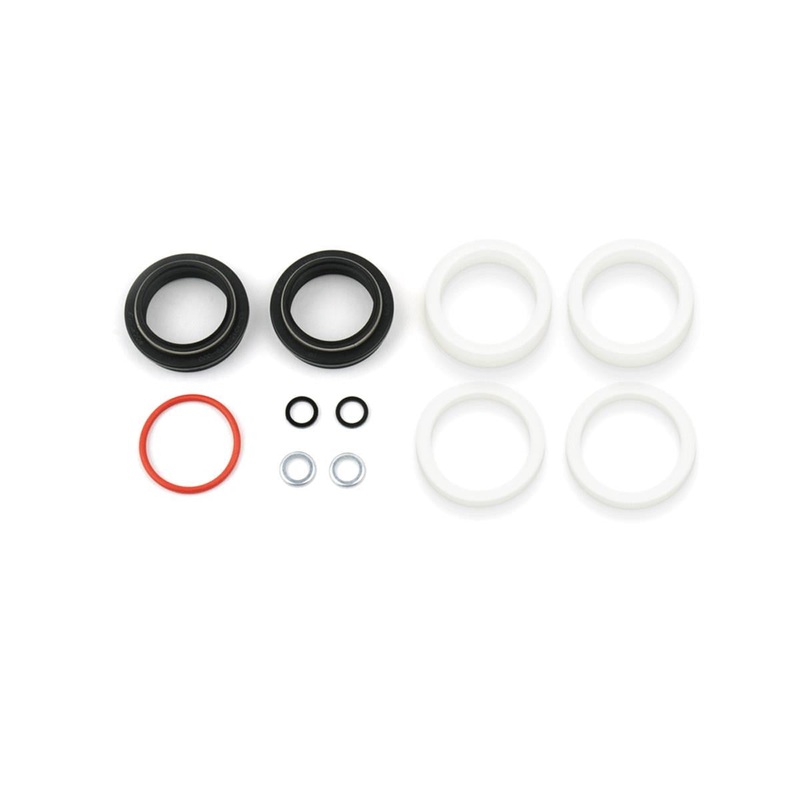 ROCKSHOX SPARE – FORK DUST WIPER UPGRADE KIT – 32MM BLACK FLANGED LOW FRICTION SEALS (INCLUDES DUST WIPERS, 5MM & 10MM FOAM RINGS) – SID/REVELATION/REBA/ARGLE/SEKTOR/TORA/RECON/XC32