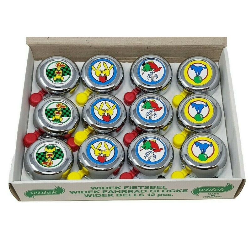 WHOLESALE JOB LOT OF 12 SOLIED JUNIOR CHROME BIKE BELLS IDEAL BOOT SELLERS